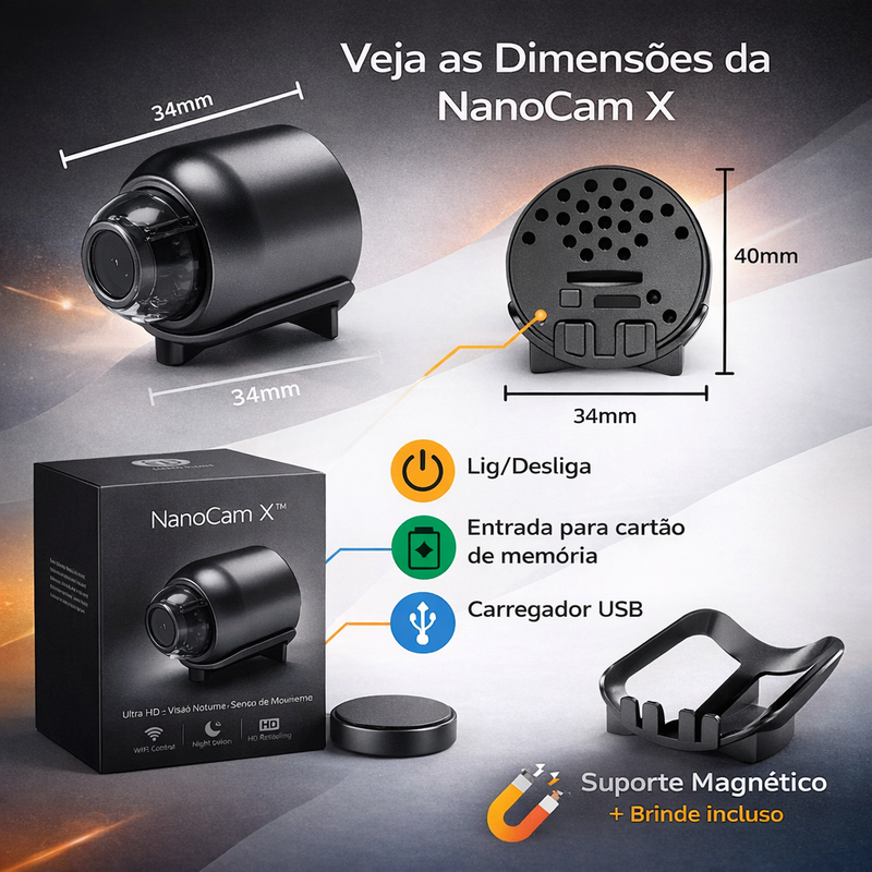 XCam com suporte